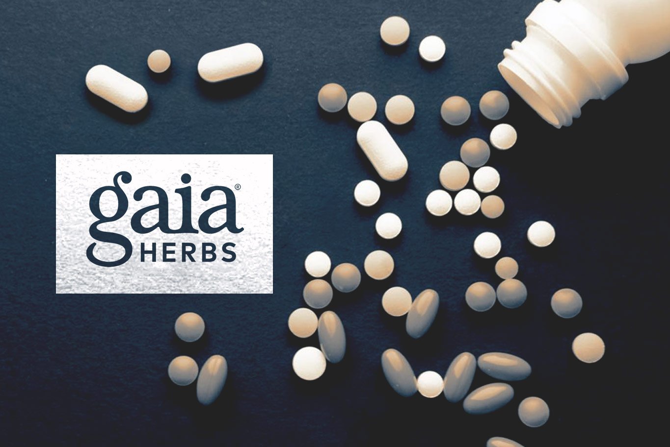Gaia Herbs Supplement Logo Banner Optimus Medica